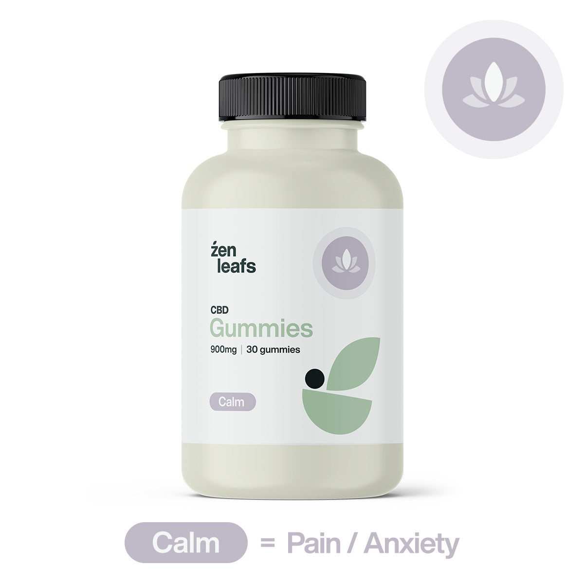 CBD Gummies for Calm 900mg (Zen Leafs) - COMING SOON